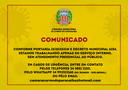 COMUNICADO IMPORTANTE