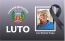Nota de Pesar pelo falecimento de João Batista Braga (Tista) Nota de Pesar pelo falecimento de João Batista Braga (Tista)